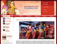 Tablet Screenshot of indiabazaar.net